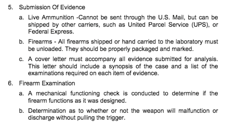 CBI submission of evidence requirements