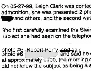 The subject identified and redacted fits Robert Perry.